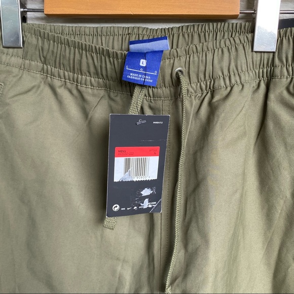 SOLD nike | mens olive green shorts | size large - Picture 2 of 6